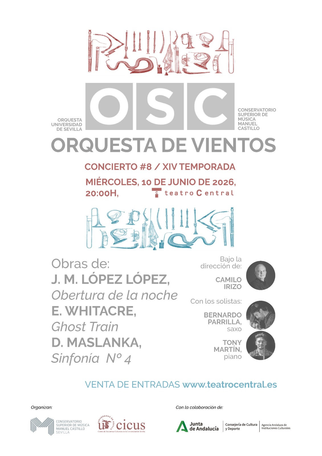 Orquesta Sinfónica Conjunta – Concierto núm. 7 de la XV temporada