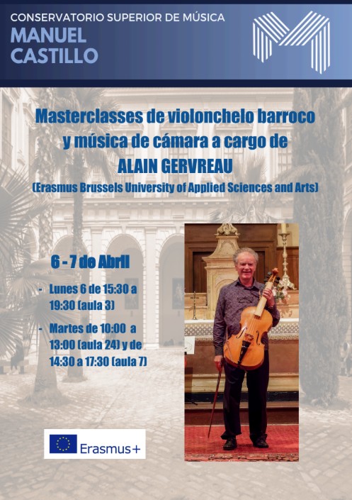 Alain Gevreau: Clases Magistrales de violonchelo barroco