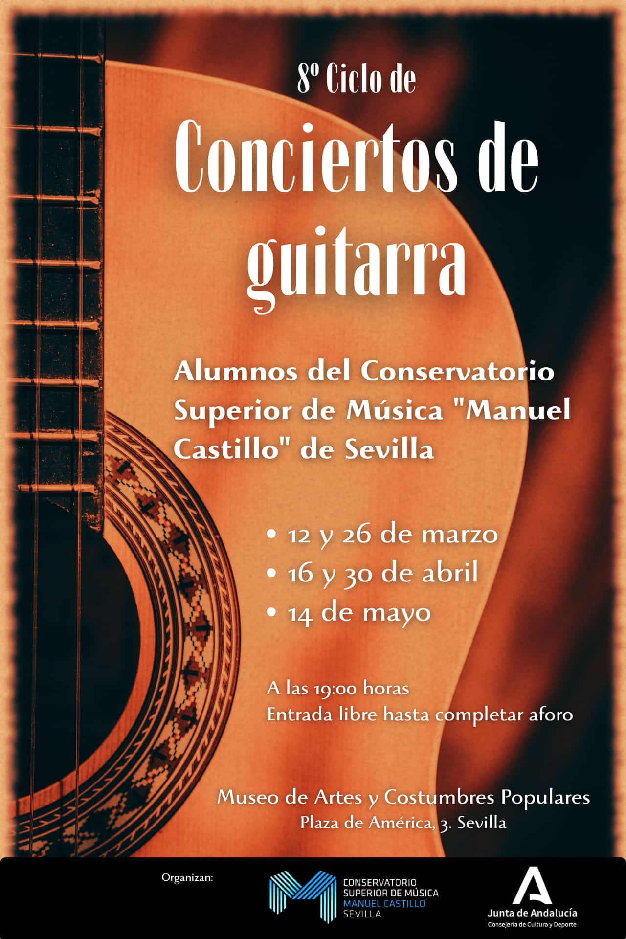 VIII Ciclo de Conciertos de Guitarra en el Museo de Artes y Costumbres de Sevilla - Concierto 04