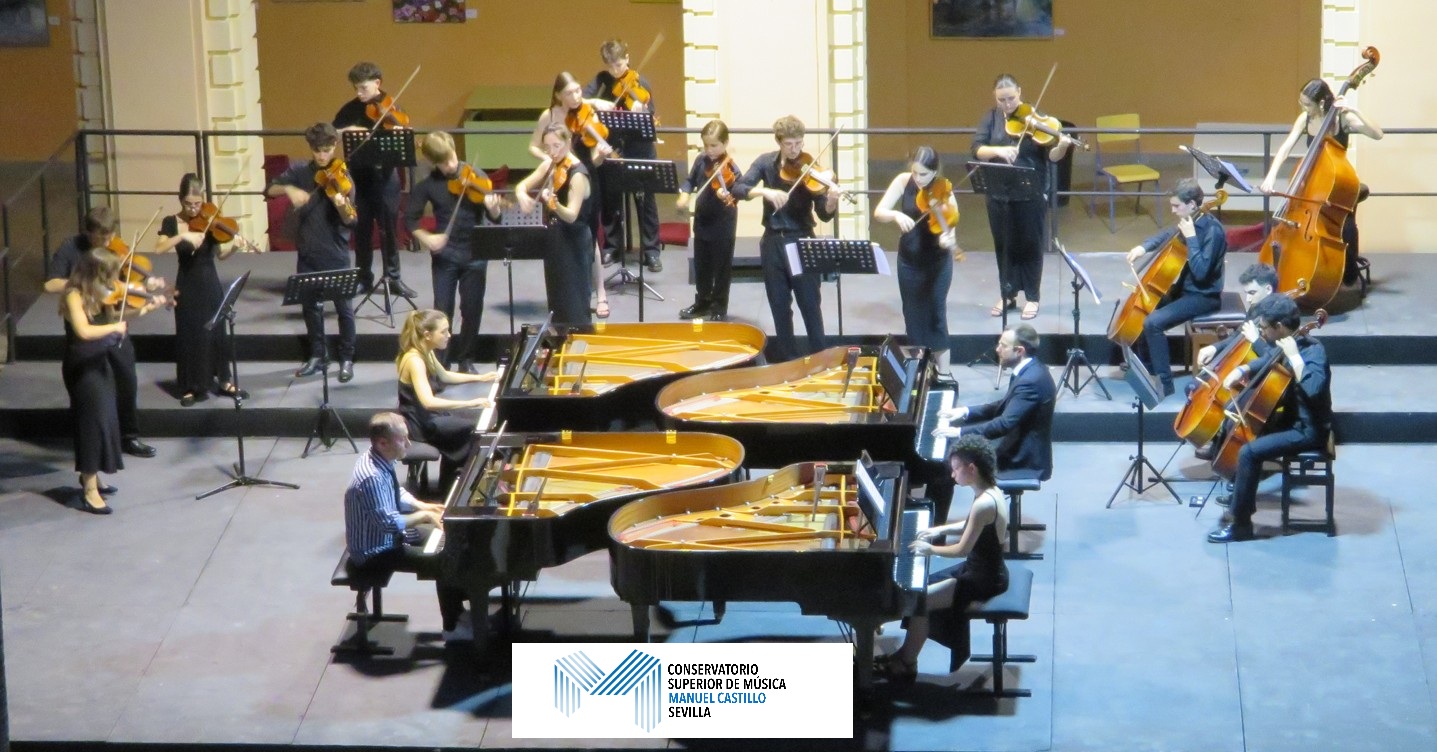 Conciertos para 2, 3 y 4 pianos de J. S. Bach: Grabación