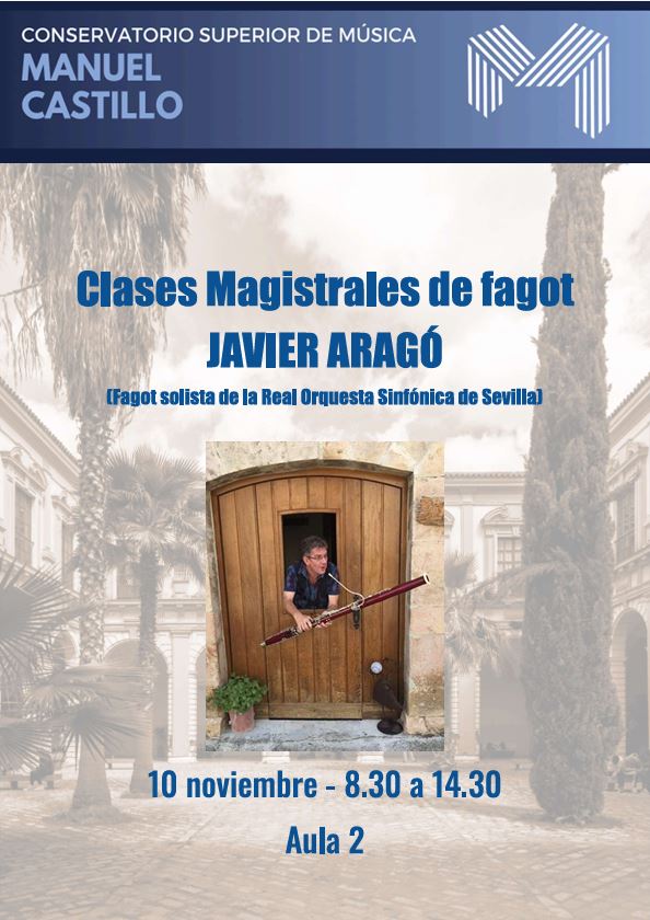 Javier Aragó: Clase Magistral de Fagot