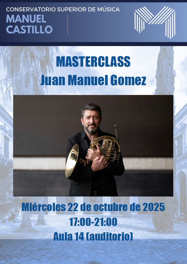 Clase magistral de trompa con Juan Manuel Gómez