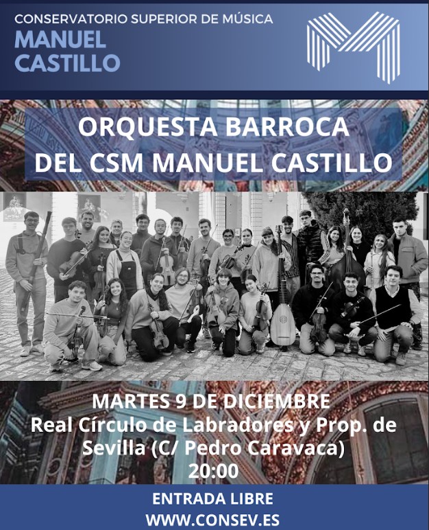 Orquesta Barroca CSMMC: Concierto de Navidad 2025