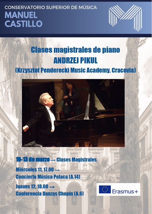 Andrzej Pikul, clases magistrales de piano