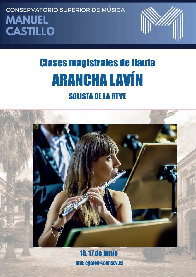 Masterclass de flauta con Arantxa Lavín