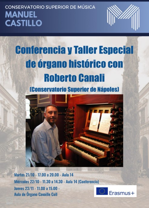 Curso de Órgano: Roberto Canali - información general