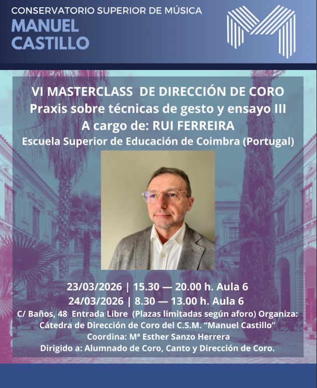VI Clase Magistral de Dirección de Coro impartida por Rui Ferreira