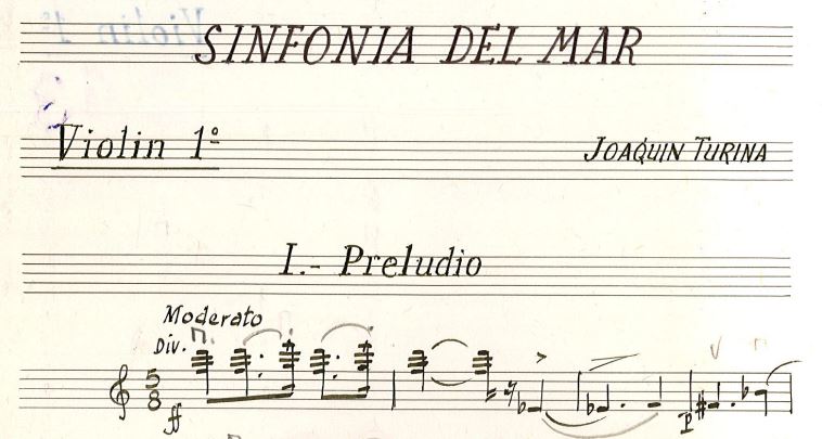 Sinfonía del Mar de Joaquín Turina