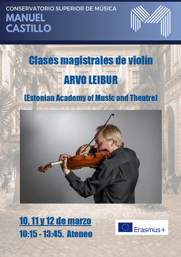 Arvo Leibur, clases magistrales de Violín