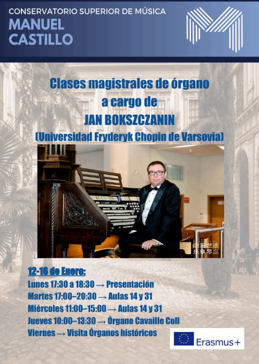 Jan Bokszczanin: masterclass de órgano
