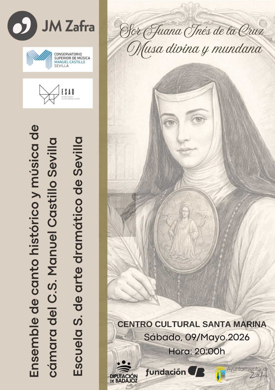 Sor Juan Inés de la Cruz - Canto Histórico del CSM Manuel Castillo